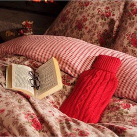 Resim Karaca Home New Year Yeni Yıl Örgü Sıcak Su Torbası Kırmızı 2 Lt 