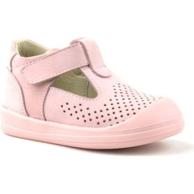 Resim Hapshoe Rakerplus Hakiki Deri Pembe Cırtlı Anatomik Bebek Sandalet Pembe 