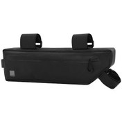 Resim Didadodo Su Geçirmez Bisiklet Çerçeve Çantası - Büyük Kapasiteli Mtb/yol Bisikleti Aksesuarı Siyah, Silahlı Korumalı Siyah 