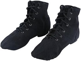 Resim Toddmomy Yumuşak Tabanlı Bale Ayakkabısı Rahat Ve Dayanıklı Siyah Bale Caz Dansı Ve Daha Fazlası Için Uygunluk 