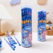 Resim 30 adet Disney Stitch Ahşap Kalem - HB Kurşun, Yazma ve Çizim için 1.0mm, Uzay Temalı Tasarım ile Kalem Kutusu, Mükemmel Karikatür Karakter Tasarımı, Unisex Stitch Hayranları için Ahşap Kalem, Stitch Kalem, Eğlenceli Tasarım, Dayanıklı Ahşap Kalem 