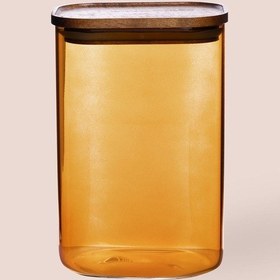 Resim The Mia Cam Kavanoz Amber Akasya Kapak 1200 Ml Cam0477 Amber 