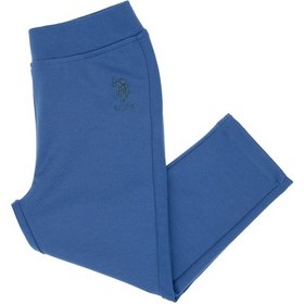 Resim U.S. Polo Assn. Kız Çocuk İndigo 3/4 Boy İnterlok Tayt 50306792-VR028 