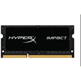 Resim Alfamaks Bilgisayar Kingston HyperX Impact Black 8GB 1600MHz 1.35v DDR3 Notebook Ram (HX316LS9IB/8) 