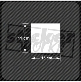Resim Arabada Bebek Var Hologram Sticker Mavi 