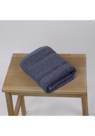 Resim Pure Basic Pamuklu Havlu 50x85 Tek Parça El Havlusu Antrasit 