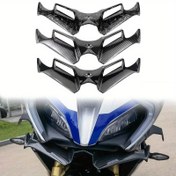 Resim Yeni Evrensel Motosiklet Kanat Dinamikleri Spoiler Kiti 2017-2013 300/250 EX300, Karbon Fiber Kanat-Dinamik Yarış Motosiklet Aksesuarları 