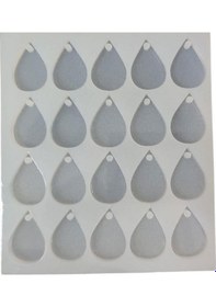 Resim Epoksi Silikon Kalıp Çoklu Damla Kolye Kalıbı 20 Li 