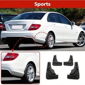 Resim Challenger Mercedes C Class W204 Sport 2012 2013 Çamurluk Koruyucu Seti 4 Parça Bc 28 Abs Araç Aksesuarı 