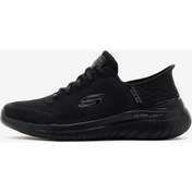 Resim Skechers Men's Black Bounder 2.0 - Emerged Fabric Sneakers Derimod