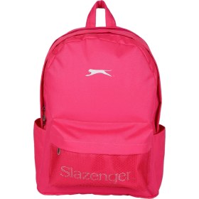 Resim Slazenger Üç Bölmeli File Cepli Pembe Okul ve Günlük Sırt Çantası 