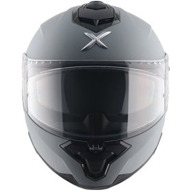 Resim Axor Brutale Dual Spoiler Motosiklet Kaskı Nardo Gri 