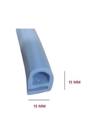 Resim Silikonlu Fırın Contası E Tipi 15mm Gri 