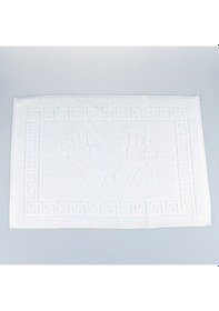 Resim Otel Serisi Beyaz Ayak Havlusu 