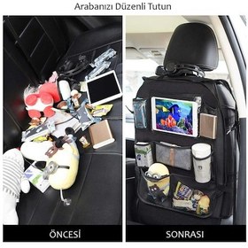 Resim RevuBaby Araba Koltuk Arkası Eşya Düzenleyici Organizer 