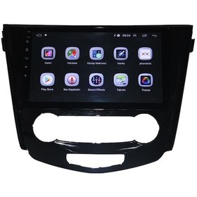 Resim Nissan Qashqai-X-Trail Manuel Klima 2014+ 10 inç 8-64 GB PRO Android Carplay Multimedya 