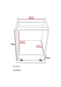 Resim Harmony Ankastre Modülü Ankastre Fırın Dolabı Ankastre Dolabı Beyaz 