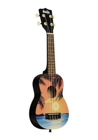 Resim Kala Ukadelic Soprano Ukulele Tropical Day -uk-tropday-44666 