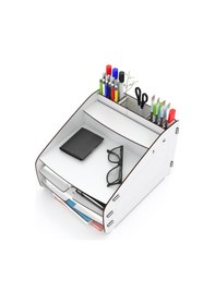 Resim Design Otto Fx Medium Modest 6 Renk Evrak Rafı Masaüstü Organizer Beyaz 