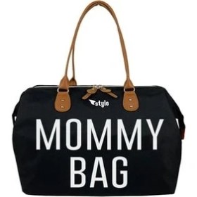 Resim Stylo Mommy Bag Baskılı Anne Bebek Bakım Çantası Usa 