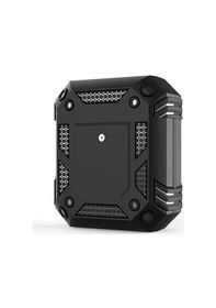 Resim Ekılıf - Apple Uyumlu AirPods 1.nesil - Kılıf Darbelere Karşı Dayanıklı Koruyucu Silikon Kılıf Airbag 15 - Siyah 