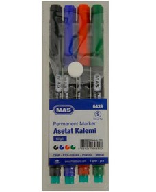 Resim Mas Asetat Kalemi S Boy 4 Lü 6438 