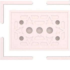 Resim Motifpiyer Tavan Spot Göbek Kenarlı-kare-44-90x60 L-dis Citali 