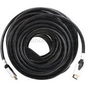 Resim Dark 30 metre Aktif HDMI v1.4 4K ve Ağ Destekli, Sinyal Güçlendiricili Altın Uçlu HDMI Kablo (DK-HD-CV14L3000A) 