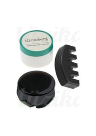 Resim Stromberg Keman Reçinesi + Kauçuk Keman Susturucusu Dark Yuvarlak Kapaklı Reçine 