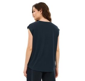 Resim Skechers W Soft Touch Loose Fit Kadın T-Shirt Siyah 