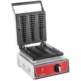 Resim Karacasan Endüstriyel Elektrikli Döküm Çubuk Waffle Makinesi 3 Lü Krcs.wmce.1 