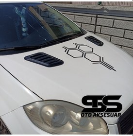 Resim Fiat Linea Uyumlu Piano Black Kaput Üstü Havalandırma Izgarası (01) (Sts Oto Aksesuar) 