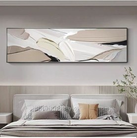 Resim Modern Yatak Odası El Yapımı Yağlı Boya Tablo 135x60cm 