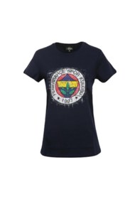 Resim Fenerbahçe Tribün Frozen Kadın Lacivert Tshirt Lacivert 