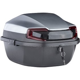 Resim Motosiklet Çantası 33 Lt Metalik Açık Gri 