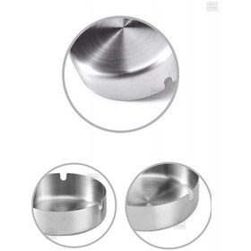 Resim 5 Li Set Küllük 8 Cm Paslanmaz Çelik Kül Tablası Sigara Küllüğü 