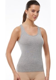 Resim Malabadi Kadın Gri 2 Li Paket Pamuk Elastan Sporcu Atleti 127 Gri 