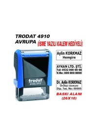 Resim Kaşe - Trodat 4910 - Hemşire - Doktor Kaşesi N11.15114 