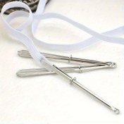Resim 1 Adet Paslanmaz Çelik Manuel İplik Geçirme Aleti - Ergonomik Açık Gri Kemer, Pantolon ve DIY El İşleri için Kolay İplik Geçiştirmeye Yardımcı, Dayanıklı Tasarım, Dikiş Malzemeleri Aksesuarları, Şık Yüzey, Parlak Metalik Kaplama, Kompakt Tasarım, Sağlam Yapım, Moda Tasarımcılar İçin 