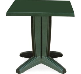 Resim Papatya Bravo Masa Plastik Bahçe Masası Yeşil Kare 70 cm x 70 cm 