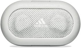 Resim adidas FWD-02 Sport Wireless Bluetooth Ear Buds, koşu kulaklığı, IPX5 dereceli ter geçirmez ve suya dayanıklı, 25 saat çalma süresi, açık gri 
