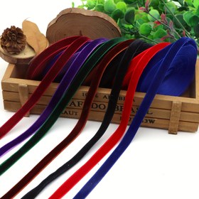 Resim 7 Rulo Lüks Kadife Bandı Seti, 9mm Çeşitli Renkler, Herbirisi 5 Yay, El Sanatları, Kolye Boyunlukları, Saç Kurdeleleri, Hediye Paketleme, DIY Takı Gösterisi 
