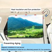 Resim Dashanshop 4 Adet Manyetik Güneşlik Uv Korumalı Isı Yalıtımlı Kolay Kurulum 
