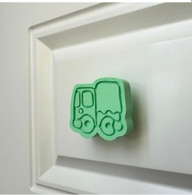 Resim Pomerol Yeşil Kamyon Dolap Kulpu - Çocuk Odalarına, Mutfak Ve Banyo Dolaplarına Şık Ve Dayanıklı Kulp 