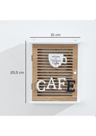 Resim Porsima 2067 Duvara Montajlı Dekoratif Anahtarlık Dolabı 21x25 Cm 