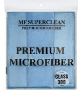 Resim MF SuperClean MİKROFİBER LÜKS CAM BEZİ 40X40 CM - 3 ADET 