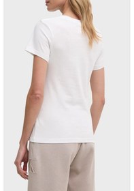 Resim Calvin Klein Bayan T Shirt J20j224990 Yaf Beyaz Beyaz 