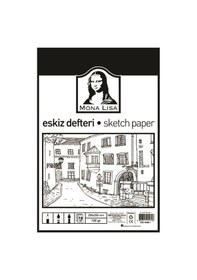 Resim Südor Mona Lisa Ivory Dokulu Eskiz Kağıdı 100 G 25x35 CM 10 Yaprak 