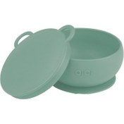 Resim Oioi Vakum Tabanlı Silikon Kase River Green 