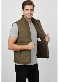 Resim Bigazzi Erkek Spor Hakim Yaka Yelek Regular Kalıp 959-309 Bgl-st04875 Camel 
